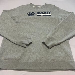 Nike Penn State Nittany Lions Hockey Crewneck Sweatshirt Gray Men's L